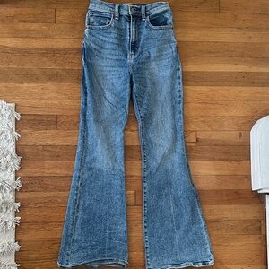 Abercrombie & Fitch Classic Blue Wide Leg Jeans